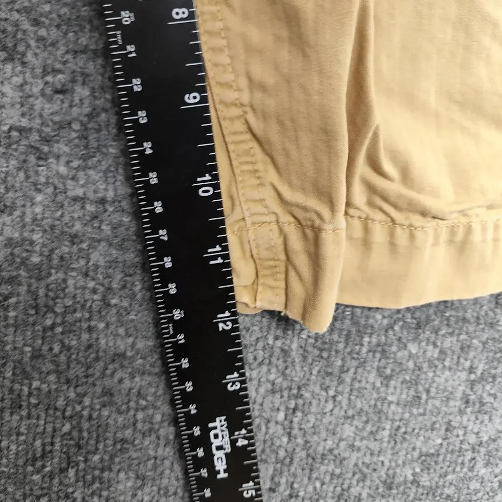 Banana Republic Shorts Mens 32 Beige Cargo Cotton Canvas Relaxed Fit Pockets